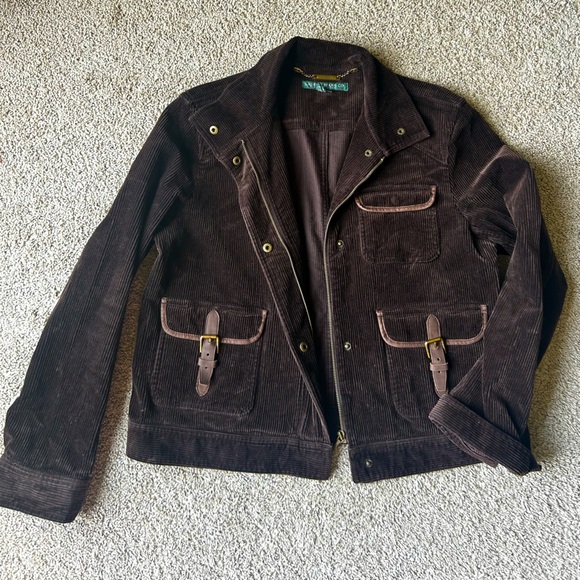 Lauren Ralph Lauren Jackets & Blazers - Vintage Lauren Ralph Lauren Jeans Co Corduroy Utility equestrian jacket SZ XL